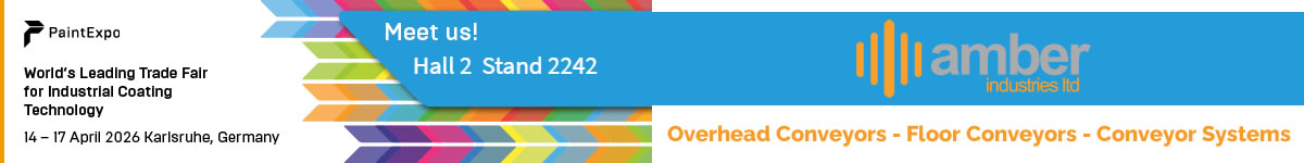 Amber Industries stellt auf der Paint Expo 2026 aus Amber Industries Exhibiting At Paint Expo 2026